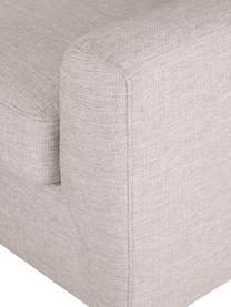 Sofa rozkładana Cucita (3-osobowa), Tapicerka: tkanina (100% poliester) , Stelaż: lite drewno sosnowe z cer, Nogi: metal lakierowany, Beżowa tkanina, S 274 x G 164 cm, lewostronna
