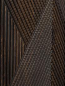 Dressoir Louis van massief hout met deuren, Donkerbruin, B 177 x H 75 cm