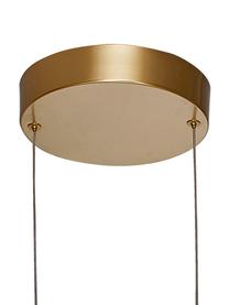 LED hanglamp Arte in messing, Diffuser: acrylglas, Baldakijn: gecoat aluminium, Messingkleurig, 52 x 61 cm
