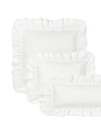 Bavlnená obliečka na vankúš s volánmi Louane, 100 %  bavlna
Hustota vlákna 200 TC, kvalita Comfort

Posteľná bielizeň z bavlny je príjemná na dotyk, dobre absorbuje vlhkosť a je vhodná pre alergikov

Látka bola podrobená špeciálnemu procesu „Softwash”, ktorý zabezpečuje nepravidelný vypraný vzhľad, je mäkká, pružná a má prirodzený krčivý vzhľad, ktorý nevyžaduje žehlenie a pôsobí útulne

Materiál použitý v tomto produkte bol testovaný na škodlivé látky a certifikovaný podľa STANDARD 100 od OEKO-TEX®, 4265CIT, CITEVE, Biela, Š 40 x D 80 cm