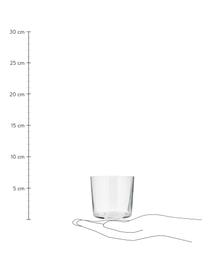 Szklanka ze szkła Gio, 6 szt., Szkło, Transparentny, Ø 8 x W 7 cm, 310 ml