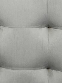 Fauteuil lounge en velours gris Manhattan, Velours gris, larg. 70 x prof. 72 cm