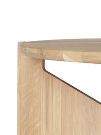 Tavolino da salotto rotondo in legno di quercia Future, Massiccio legno di quercia, certificato FSC, Legno di quercia, Ø 52 cm