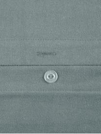 Flanell-Kissenbezüge Biba in Graugrün, 2 Stück, Webart: Flanell Flanell ist ein k, Grün, B 40 x L 80 cm