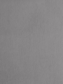 Fluwelen hoekbank Fluente in lichtgrijs met metalen poten, Bekleding: fluweel (hoogwaardig poly, Frame: massief grenenhout, Poten: gepoedercoat metaal, Fluweel lichtgrijs, B 221 x D 200 cm, hoekdeel links