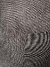 Panca a fagiolo Alba, Rivestimento: 97% poliestere, 3% nylon , Struttura: legno massiccio di abete , Piedini: plastica, Tessuto grigio, Larg. 130 x Prof. 62 cm