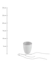 Handgemachte Espressobecher Nordic Sand aus Steingut, 6 Stück, Steingut, Grautöne, Ø 7 x H 8 cm, 100 ml
