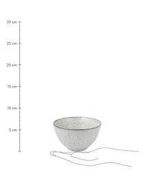 Ručně vyrobené misky Nordic Sand, 4 ks, Kamenina, Odstíny šedé, odstíny béžové, Ø 15 cm, V 8 cm