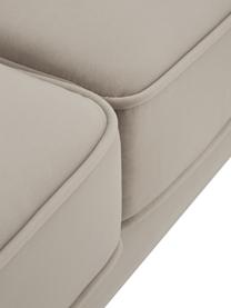 Canapé 2 places velours Dante, Velours beige, larg. 174 x prof. 87 cm