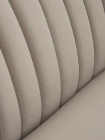 Canapé 2 places velours Dante, Velours beige, larg. 174 x prof. 87 cm