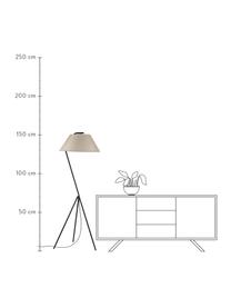 Lampa podłogowa trójnóg z funkcją przyciemniania Narve, Beżowy, czarny, S 53 x W 154 cm