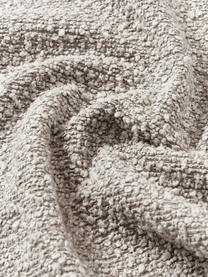 Velký bouclé povlak na polštář Bellamie, Bouclé (95 % polyester, 5 % akryl), Greige, Š 60 cm, D 60 cm