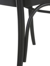 Silla de madera con tejido vienés Franz, Estructura: madera de haya maciza, Ratán, negro, An 48 x Al 89 cm