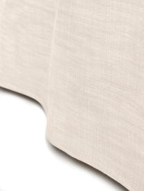 Canapé modulable 4 places avec pouf Russell, Tissu beige, larg. 309 x haut. 77 cm