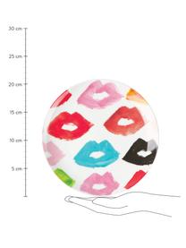 Sada designových snídaňových talířů z porcelánu Carol, 4 díly, Porcelán, Bílá, více barev, Ø 21 cm, V 3 cm