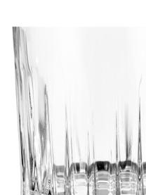 Krištáľové poháre s reliéfom Timeless, 6 ks, Krištáľové sklo Luxion, Priehľadná, Ø 9 x V 9 cm, 360 ml