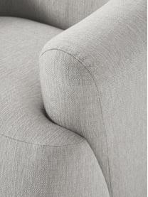 Fauteuil Sofia, Tissu gris clair, larg. 97 x prof. 84 cm