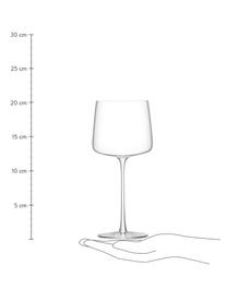 Rotweingläser Metropolitan, 4 Stück, Glas, Transparent, Ø 9 x H 20 cm, 400 ml