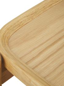 Nachttisch Libby mit Schublade aus Eichenholz, Ablagefläche: Mitteldichte Holzfaserpla, Eichenholz, B 49 x H 60 cm