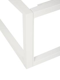 Letto in metallo Neptun, Metallo verniciato a polvere, Bianco, Larg. 140 x Lung. 200 cm