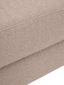Sofa Cucita (3-Sitzer) in Taupe mit Metall-Füßen, Bezug: Webstoff (100% Polyester), Gestell: Massives Kiefernholz, FSC, Füße: Metall, lackiert, Webstoff Taupe, B 228 x T 94 cm