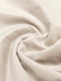 Samt-Kissenhülle Lucie in Champagnerfarben mit Struktur-Oberfläche, 100% Samt (Polyester), Champagnerfarben, B 30 x L 50 cm
