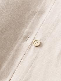 Funda nórdica de franela Laia, Beige, Cama 90 cm (155 x 220 cm)