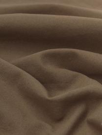 Tovaglia in cotone marrone con frange Nalia, Cotone, Marrone, Per 4-6 persone (Larg. 160 x Lung. 160 cm)