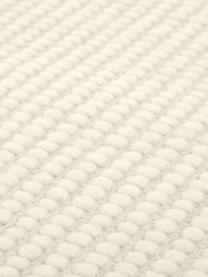 Tappeto rotondo in lana tessuto a mano Amaro, Retro: 100% cotone Nel caso dei , Bianco crema, Ø 140 cm (taglia M)