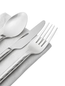 Set posate effetto martellato lucidate a specchio Miles, Coltello: acciaio inossidabile 13/0, Argentato molto lucido, 4 persone (20 pz)