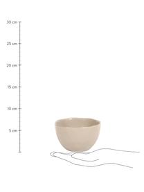 Schaal Good Morning, Keramiek, Beige met goudkleurige rand, Ø 14 cm