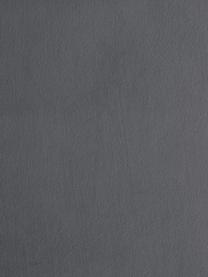 Fauteuil en velours et pieds en métal Fluente, Tissu gris foncé, larg. 74 x prof. 85 cm