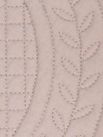 Baumwoll-Tischsets Boutis in Lila, 2 Stück, 100% Baumwolle, Lila, B 49 x L 34 cm
