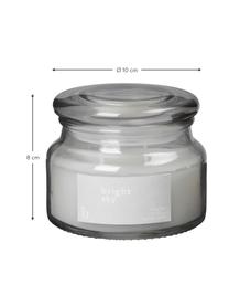 Bougie parfumée Bright Sky (floral), Gris, Ø 10 x haut. 8 cm