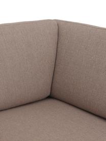 Rohová pohovka s kovovými nohami Fluente, Taupe, Š 221 cm, H 200 cm, pravé rohové provedení