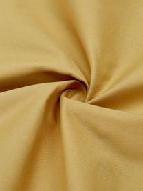 Povlečení z bavlněného perkálu Elsie, Hořčičná žlutá, 140 x 200 cm + 1 polštář 80 x 80 cm