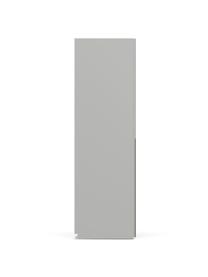 Modulaire draaideurkast Leon, 100 cm breed, diverse varianten, Frame: spaanplaat, FSC-gecertifi, Grijs, Basis interieur, hoogte 200 cm