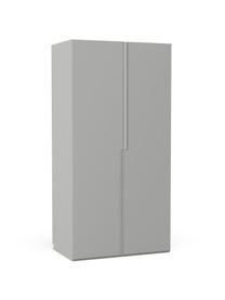 Modulaire draaideurkast Leon, 100 cm breed, diverse varianten, Frame: spaanplaat, FSC-gecertifi, Grijs, Basis interieur, hoogte 200 cm