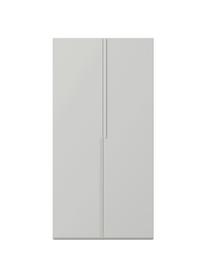 Modulární skříň s otočnými dveřmi Leon, šířka 100 cm, více variant, Šedá, Interiér Basic, Š 100 x V 200 cm