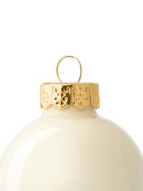 Set palline di Natale Evergreen, Bianco latteo, Ø 8 cm, 6 pz