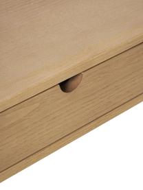 Psací stůl z jasanového dřeva Evrak, Světlé jasanové dřevo, Š 139 cm, V 87 cm