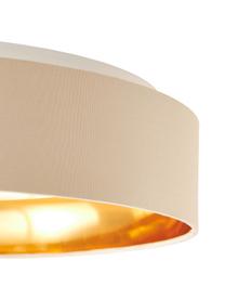 LED-Deckenleuchte Mallory, Rahmen: Metall, lackiert, Diffusorscheibe: Kunststoff, Beige, Ø 41 x H 10 cm