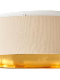 LED-Deckenleuchte Mallory, Rahmen: Metall, lackiert, Diffusorscheibe: Kunststoff, Beige, Ø 41 x H 10 cm