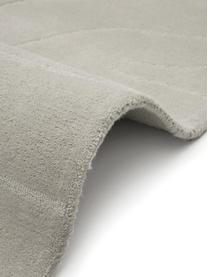 Tappeto in lana taftato a mano Aaron, Retro: 100% cotone Nel caso dei , Grigio chiaro, Larg. 200 x Lung. 300 cm (taglia L)