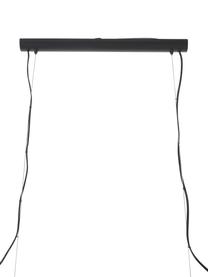 Sklenená guľová závesná lampa Drea, Čierna, mosadzné odtiene, Ø 18 x V 150 cm