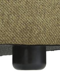 Reposapiés puf Lennon, Tapizado: poliéster Alta resistenci, Estructura: madera de pino maciza, ma, Patas: plástico Las patas están , Tejido verde, An 88 x Al 43 cm