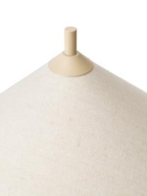 Lampa stołowa z marmurową podstawą Vica, Beżowy, marmurowy, Ø 15 x W 8 cm