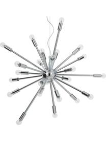 Lampada a sospensione grande Spike, Paralume: metallo cromato, Baldacchino: metallo cromato, Cromato, Ø 90 cm