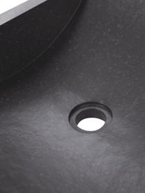 Aufsatzwaschbecken Kuveni aus Terrazzo, Terrazzo, Schwarz, Terrazzo-Optik, B 45 x T 40 cm