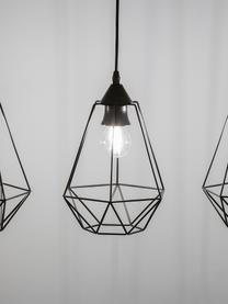 Závesná lampa Wire, Čierna, Š 75 x V 25 cm